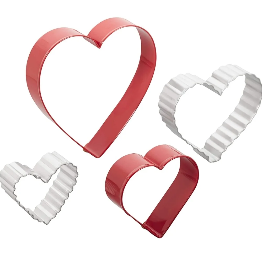 Wilton Nesting Flower Heart Cookie Cutter Sets